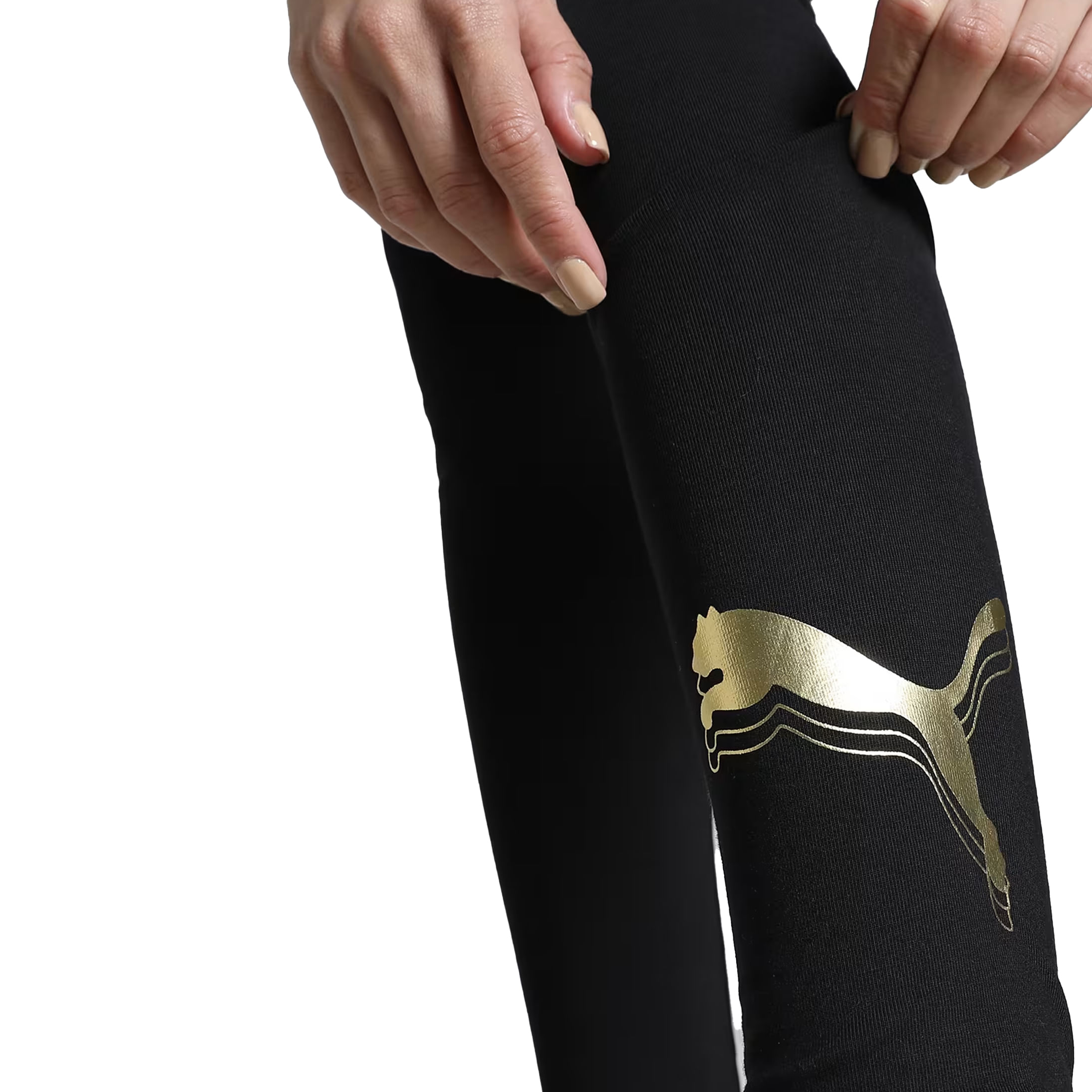 Puma Legging 685000-51 F METALLIC Preto Algodao -4-